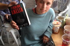 Becky at the Book Launch